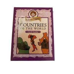 Professor Noggin's Countries of the World Card Game Purple Educational Trivia 7+